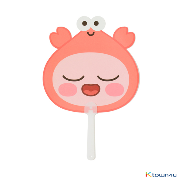 [KAKAO FRIENDS] Beach Pub Hand Fan (Crab Apeach)