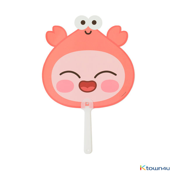 [KAKAO FRIENDS] Beach Pub Hand Fan (Crab Apeach)