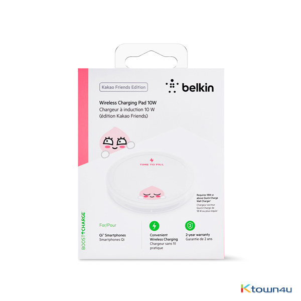 [KAKAO FRIENDS] Quick Wireless Charging Pad (Apeach)