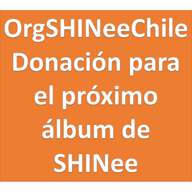 [COM전용기부] [Donation] SHINee ALBUM FANCLUB SUPPORT EVENT 2021 by OrgSHINeeChile