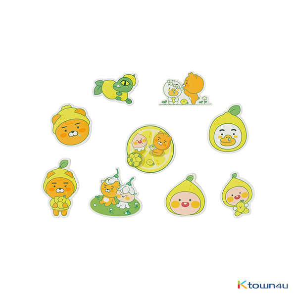 [KAKAO FRIENDS] Lemon Terrace Deco Sticker Set