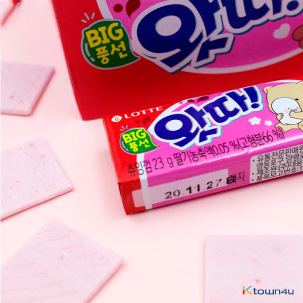 [LOTTE] Watta Gum Strawberry Flavour  23g*1EA