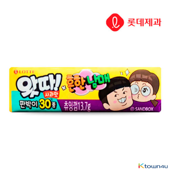 [LOTTE] Watta Gum Apple Flavour  13,7g*1EA