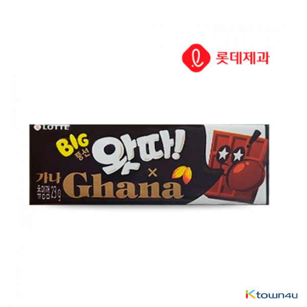 [LOTTE] Watta Gum Ghana Chocolate Flavour 23g*1EA