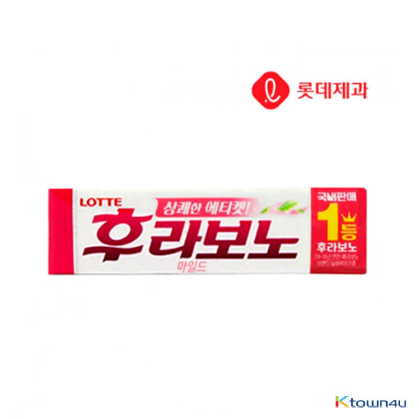 [LOTTE] FLAVONO mild gum 26g*1EA