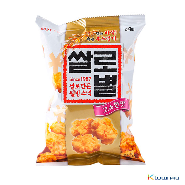 [LOTTE] Rice Star Snack Original flavor Big Size 129g*1EA