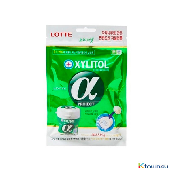 [LOTTE] XYLITOL Alpha original refil gum 84g*1PACK