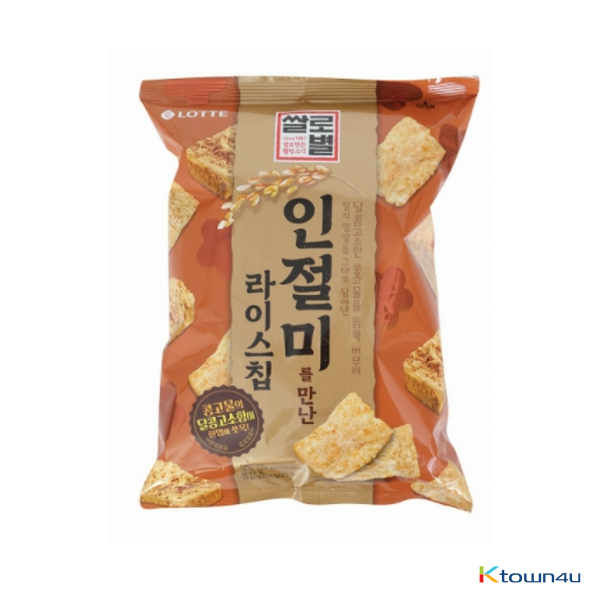 [LOTTE] Rice Chip Injeolmi Flavoured *1EA