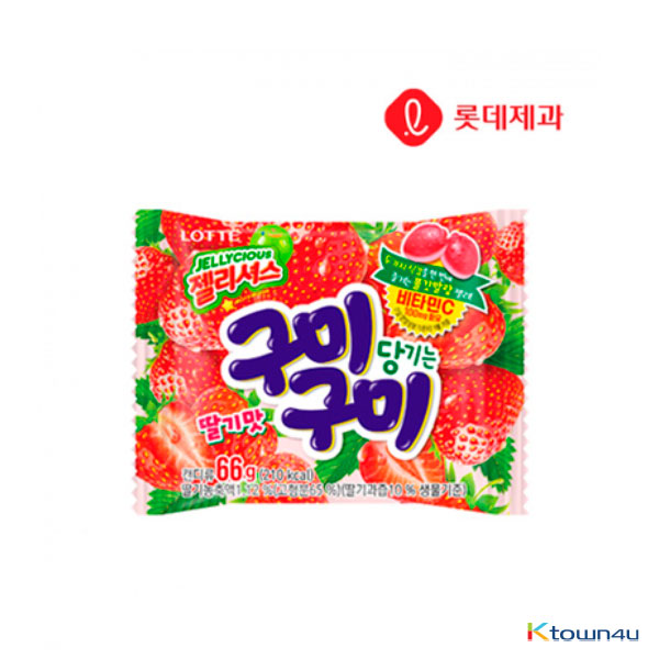 [LOTTE] Gumi Gumi Strawberry Jelly 66g*1EA