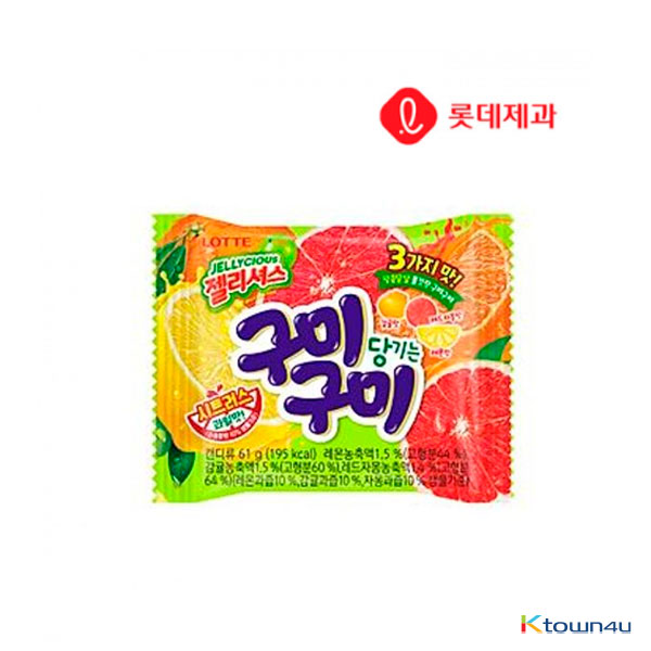 [LOTTE] Gumi Gumi Citrus Jelly 61g*1EA