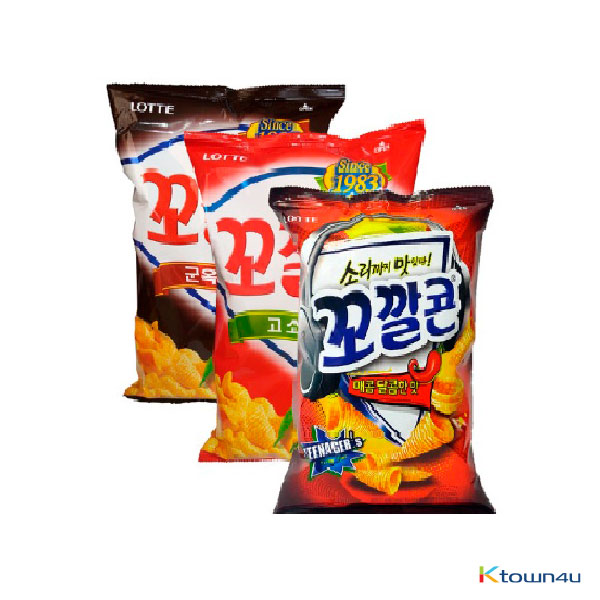 [LOTTE] Popping Corn Chips bulk 3 Bundle 300g*1SET(3EA)