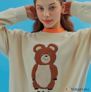 AQO STUDIO SPACE ★Bear Wide Cool Pants MUSINSA | AQO STUDIO SPACE AQO BEAR PATTERN DENIM PANTS BLUE