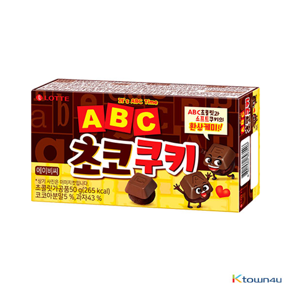 [LOTTE] ABC Choco Cookies 50g*1EA