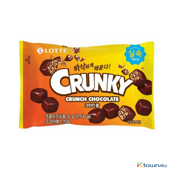 [LOTTE] Crunky Ball Pouch 32g*1EA