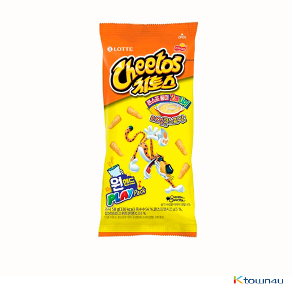 [LOTTE] CHEETOS Real Corn soup Flavor one hand 58g*1EA