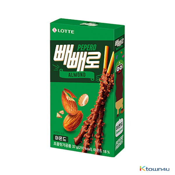 [LOTTE] Almonds Pepero 37g*1EA