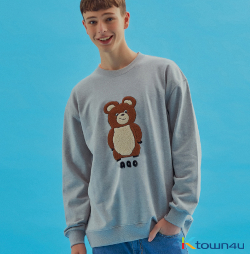 AQO Eric Bear Sweatshirts [Gray]