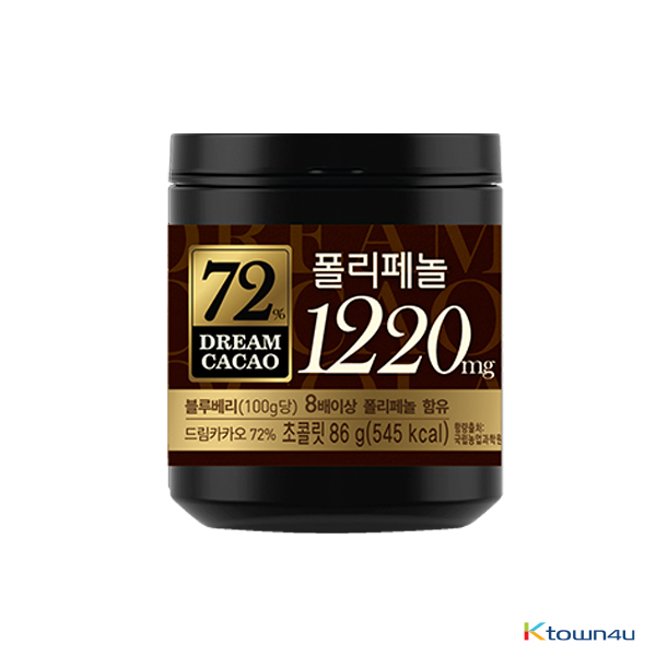 [LOTTE] Dream Cacao 72% 86g*1EA