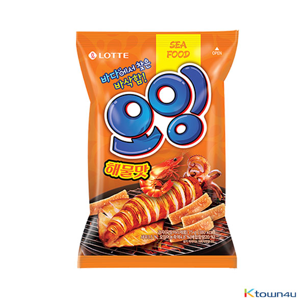 [LOTTE] Oing Squid Flavour Snack 75g*1EA