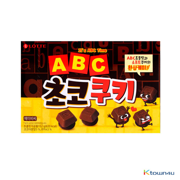 [LOTTE] ABC Choco Cookies 152g*1EA