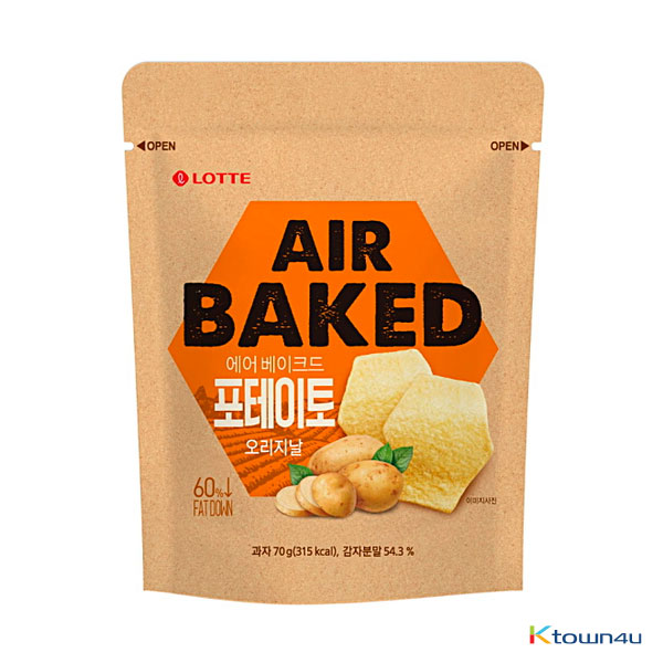 [LOTTE] Air Baked Potato Chips Small Size 70g*1EA