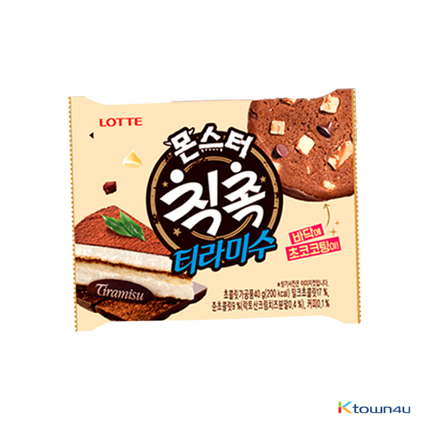 [LOTTE] Monster Chic Choc Tiramisu 40g*1EA