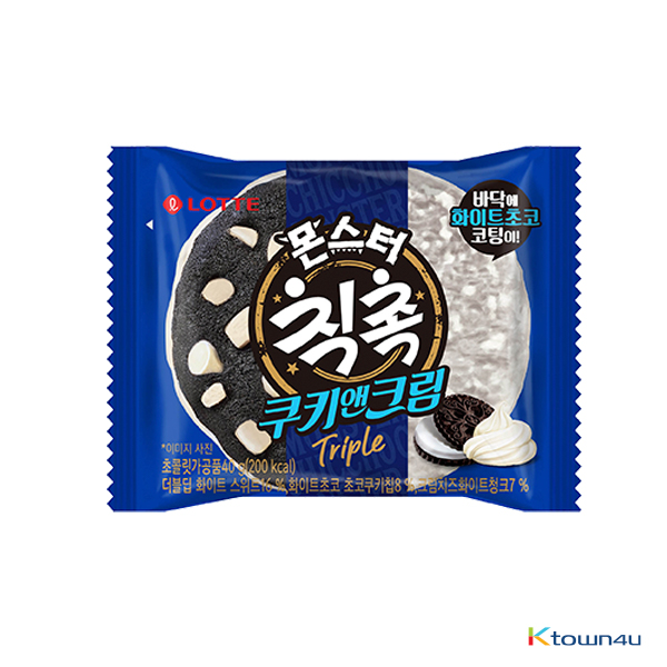 [LOTTE] Monster Chic Choc Cookie&Cream 40g*1EA