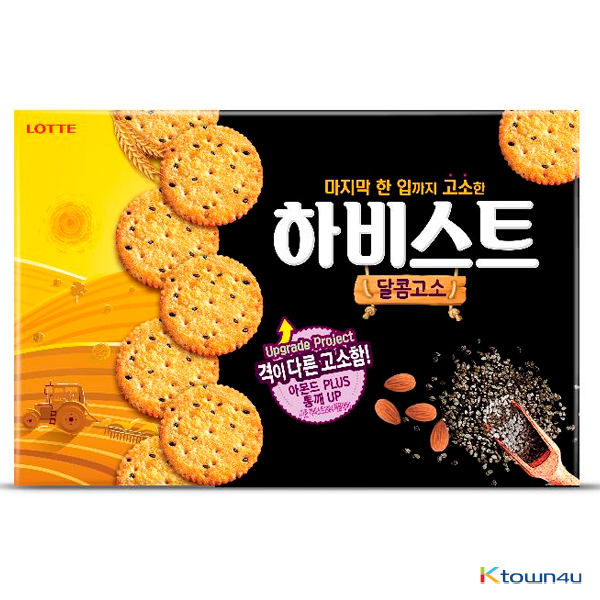 [LOTTE] (NEW) Harvest Sweet&Savory Biscuits 300g*1BOX(1BOX=6EA)
