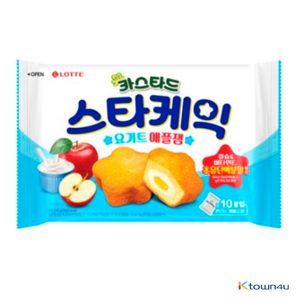 [LOTTE] Custard Starcake Yogurt Apple jam 250g*1EA