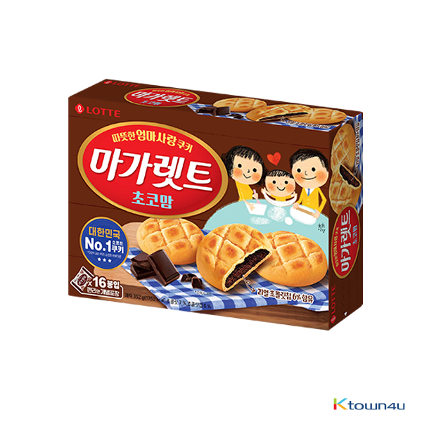 [LOTTE] Margaret Chocomom Big Size 352g*1BOX(1BOX=16EA)