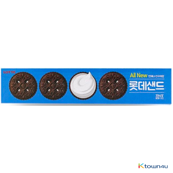 [LOTTE] Lotte Sand Black Cookies 105g*1BOX(6EA)