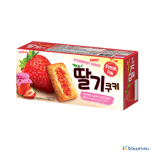 [LOTTE] Strawberry Cookie 230g*1BOX