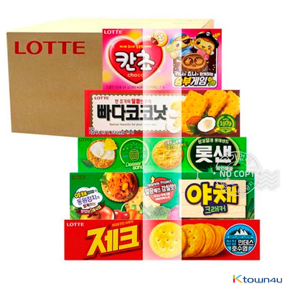 [LOTTE] Biscuit 5 Bundle 317g*1SET(1SET=5EA)