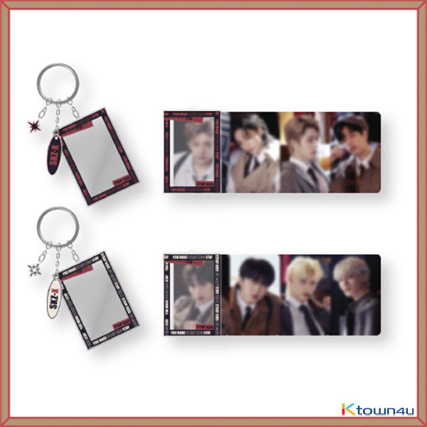 STRAY KIDS - TAPE FRAME KEYRING [1ST #LoveSTAY SKZ-X] (UNIT B : LEEKNOW & I.N & CHANGBIN & FELIX)