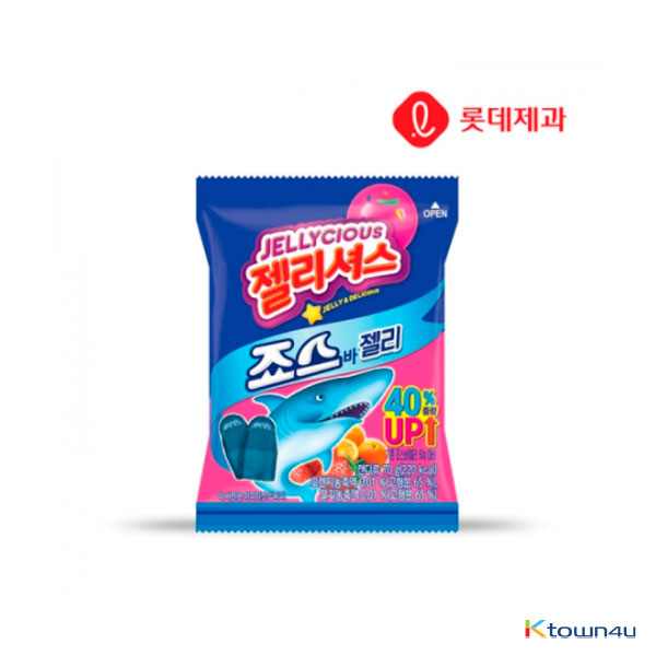 [LOTTE] JELLYCIOUS Jawsbar Jelly 70g*1EA