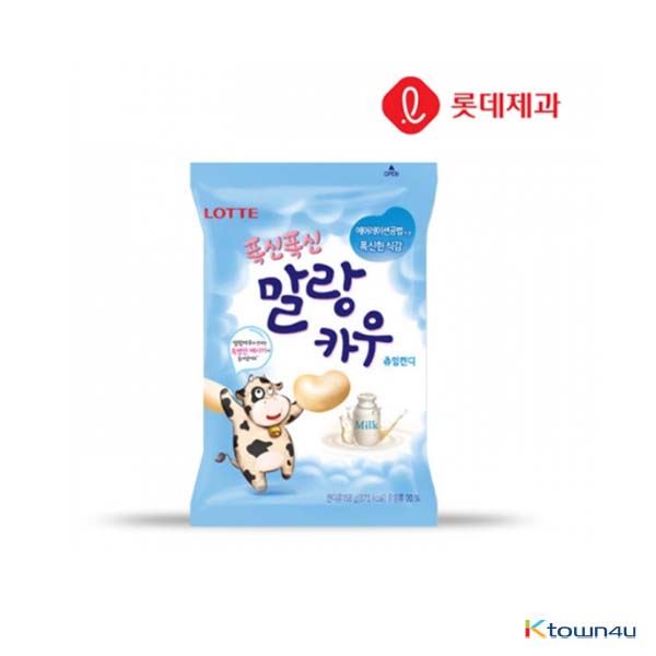 [LOTTE] Malang Cow Cotton Soft Candy Milk 158g*1PACK