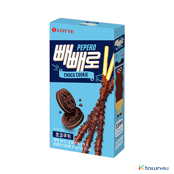 [ロッテ] チョコ味クッキーペペロスティック 37g*1EA