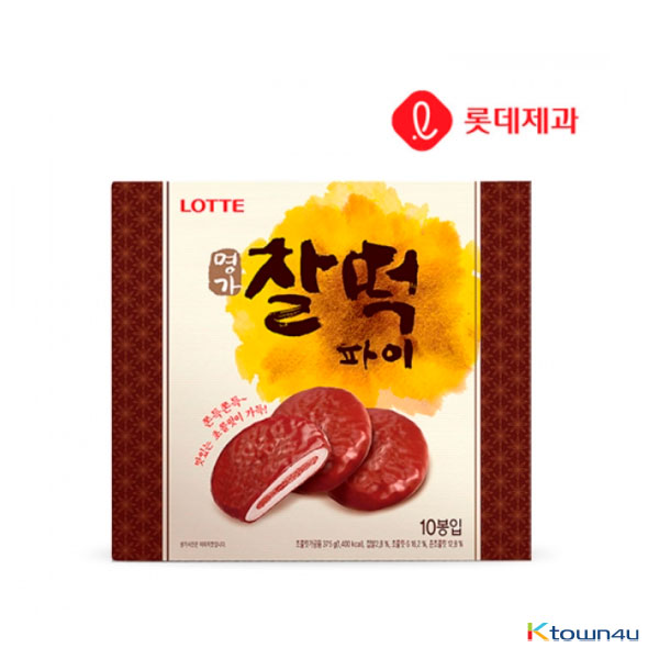 [LOTTE] Chocolate Rice Cake Pie 350g*1BOX (1BOX=10EA)