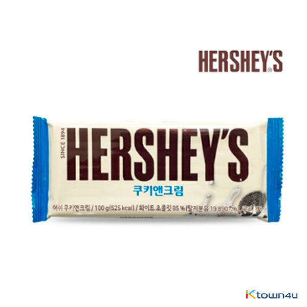 [LOTTE] HERSHEY`S largebar cookie & cream 100g*1EA