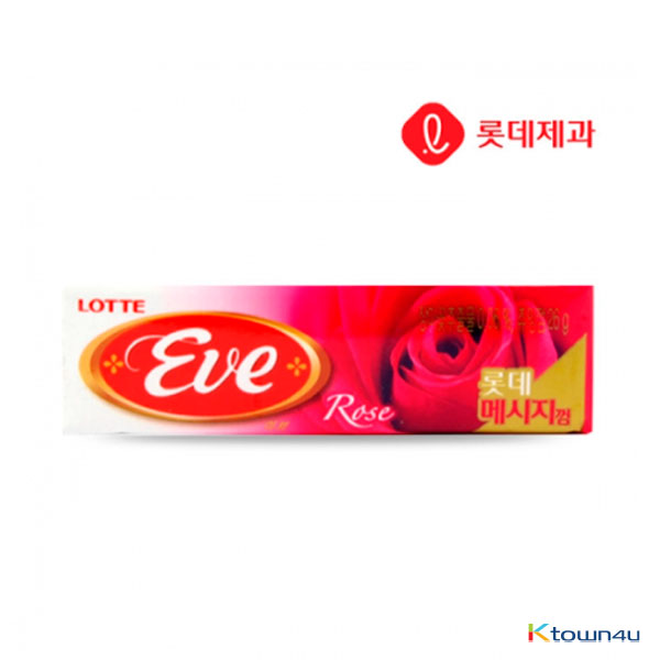 [LOTTE] Evel Gum Rose Flavour 26g*1EA