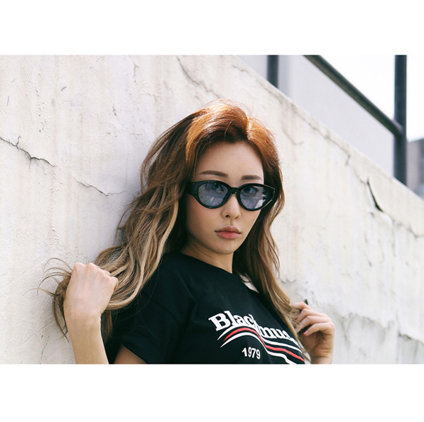 ♥Gift Event♥ D.Fox Original Sunglass [Glossy Black/Blue Tint Lens]