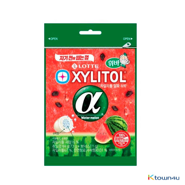 [LOTTE] XYLITOL Alpha watermelon refill 84g*1PACK