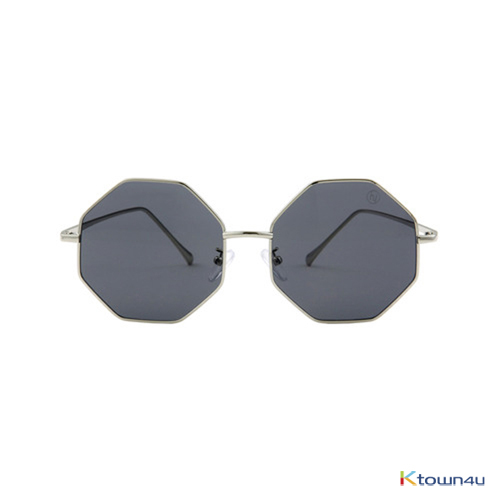 [hybition] Stardust Origi sunglassnal_Silver/Black Lens