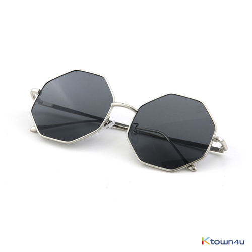 [hybition] Stardust Origi sunglassnal_Silver/Black Lens