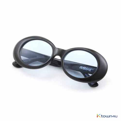 [hybition] Roswell Origin sunglassal_Glossy Black/Blue Tint Lens