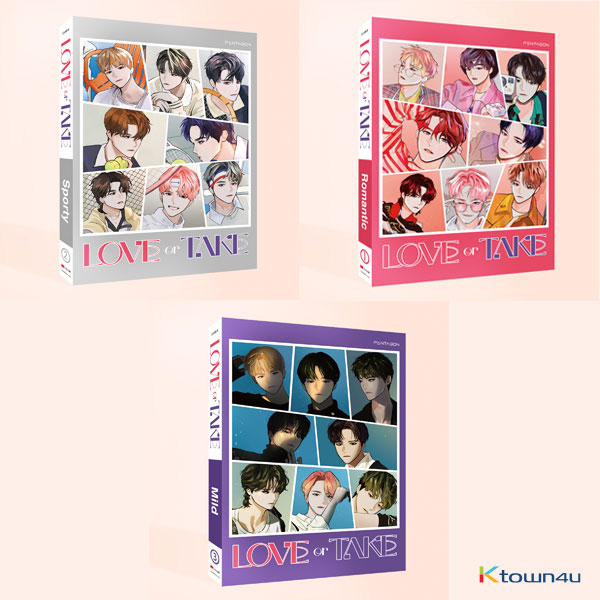 [3CD 세트상품] 펜타곤 - 미니앨범 11집 [LOVE or TAKE] (Romantic 버전 + Sporty 버전 + Mild 버전)