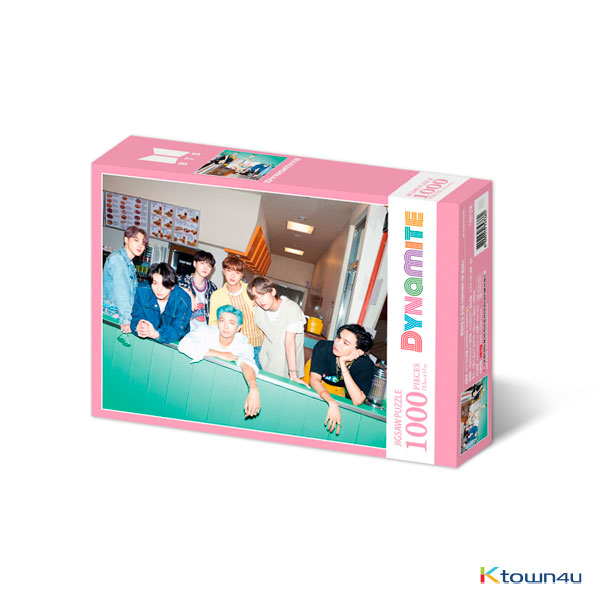 BTS - DYNAMITE Jigsaw Puzzle 1000pieces pink