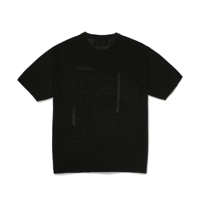 XY Short Sleeve Knit [Black]