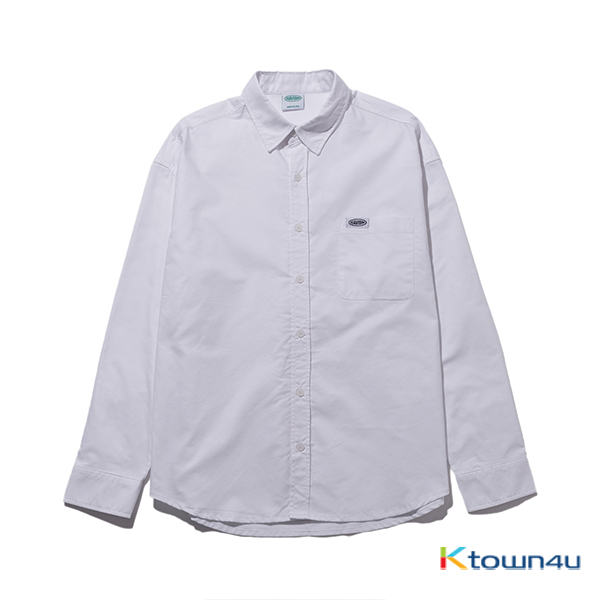 Label Oxford Shirt [White]