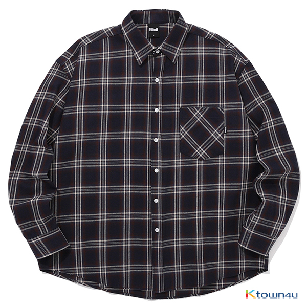 Vintage Overfit Check Shirts [Navy]